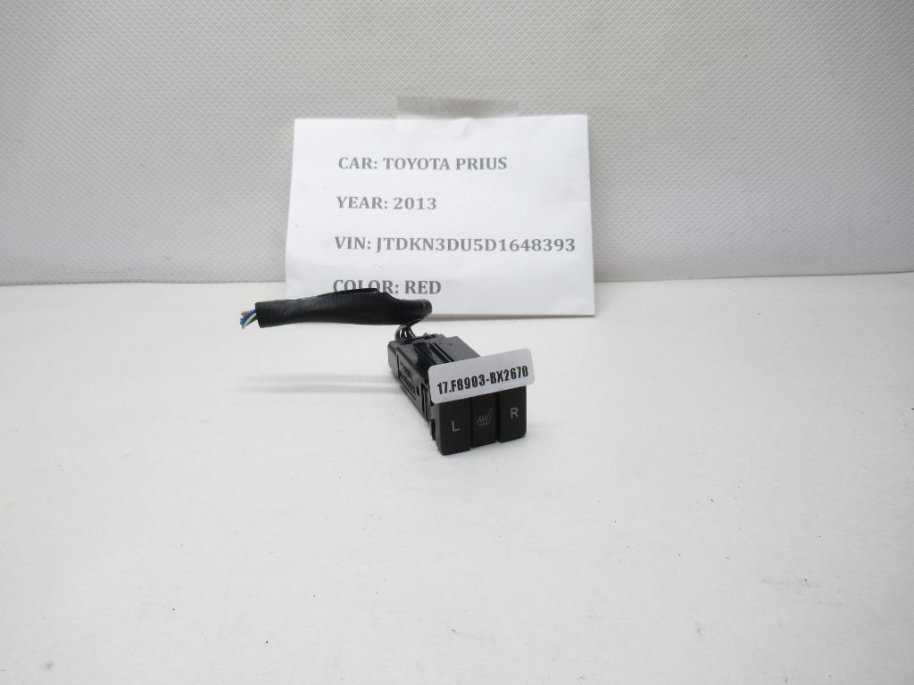 2010-2015 Toyota Prius Seat Heater Control Switch 15B088 OEM