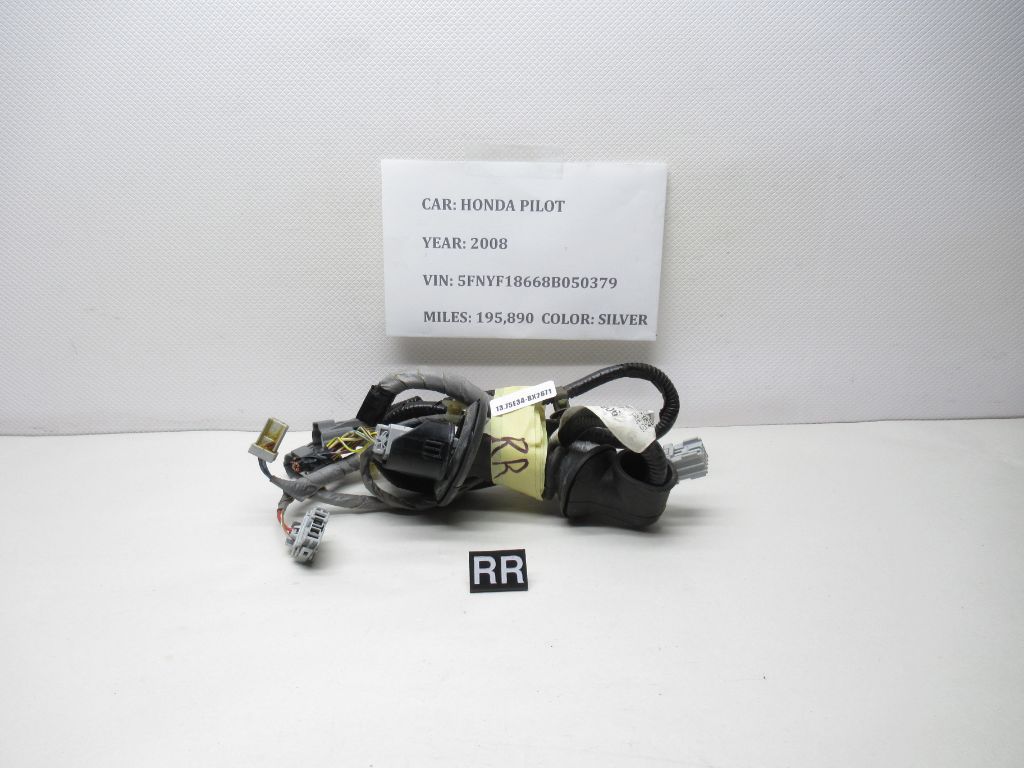 2003-2008 Honda Pilot RR Door Wire Harness Wiring 32754-S9v-A10 OEM