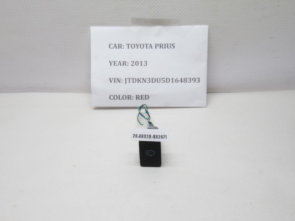 12-15 Toyota Prius Headlight Washer Switch 15A998 OEM