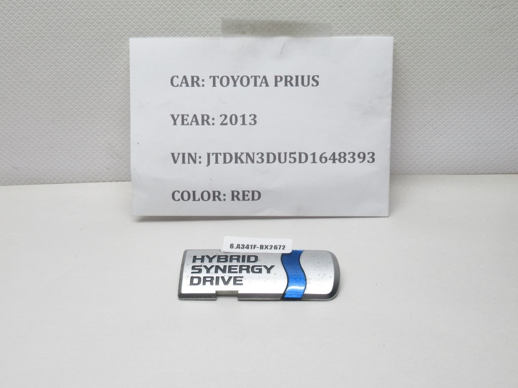 2010-2015 Toyota Prius Rear Emblem 75441-47030 OEM