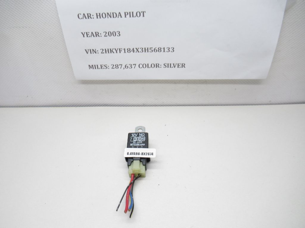 2003-2010 Honda Pilot Blower Motor Relay 39797-SM4-003 OEM