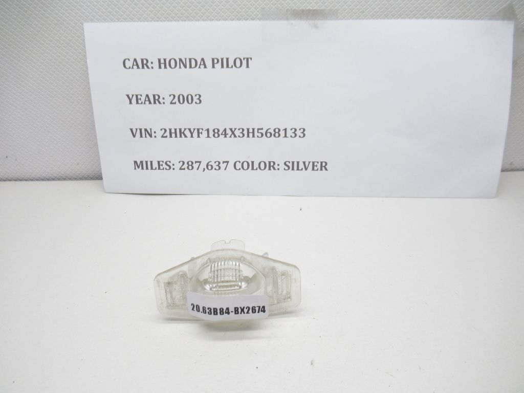 2003-2008 Honda Pilot Rear License Plate Light Lamp Cover Only 34100-S84-A01 OEM