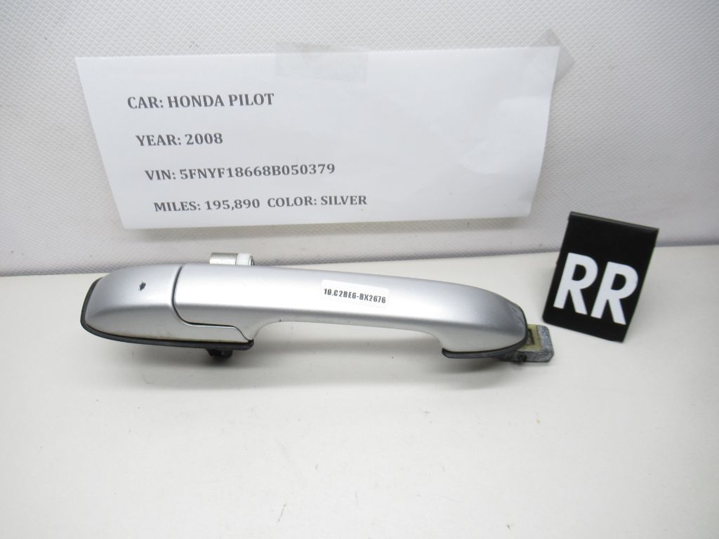 2006-2008 Honda Pilot Right Rear Exterior Door Handle 72640-S9V-A11ZD OEM