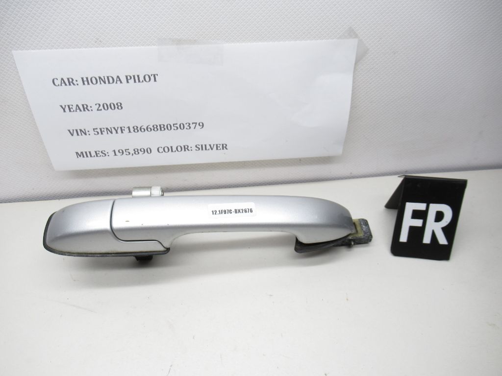 2006-2008 Honda Pilot Right Front Outside Door Handle 72140-S9V-A11 OEM