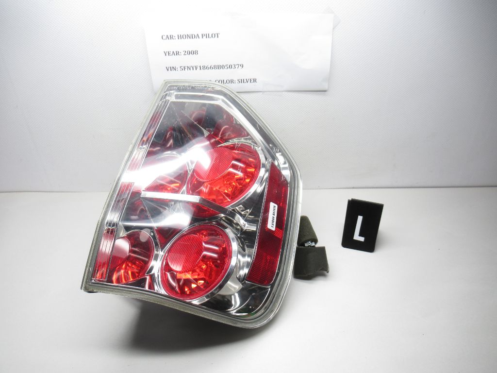 2006-2008 Honda Pilot Driver Left Tail Light 33551-S9V-A11 OEM