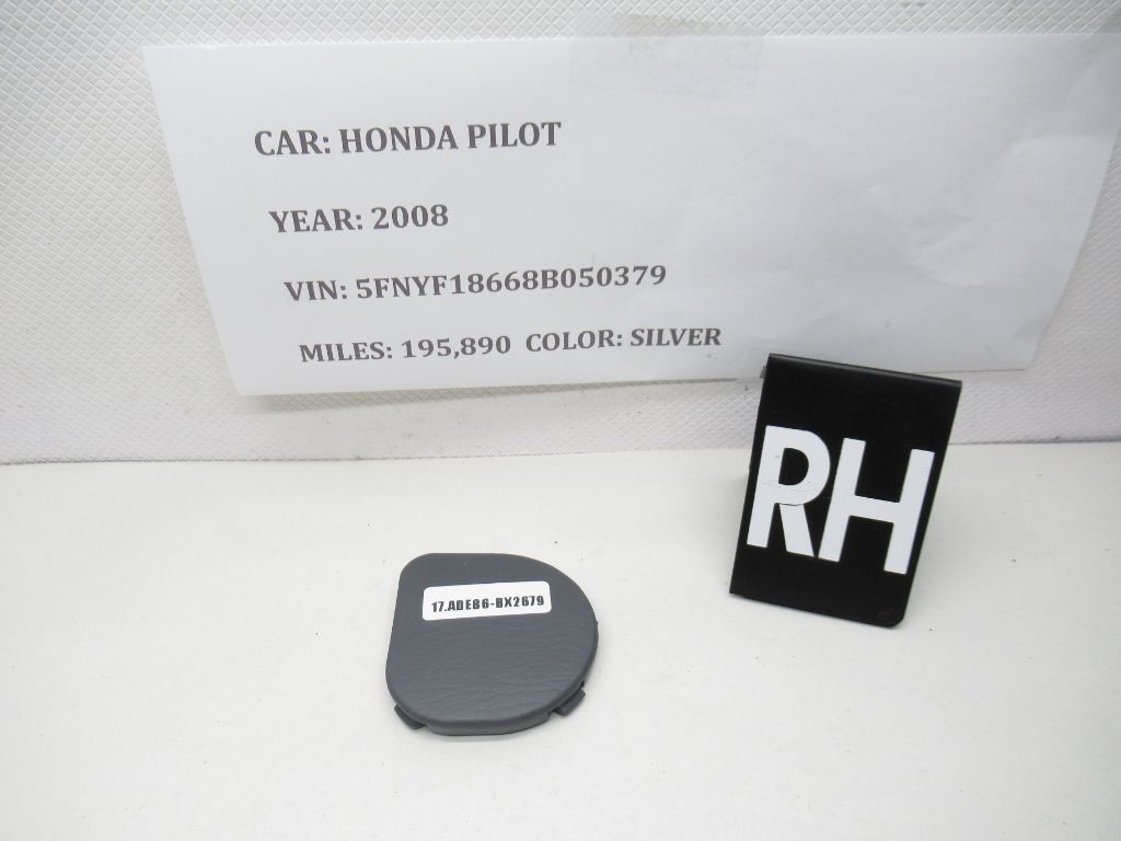 2003-2008 Honda Pilot Right Hand Cargo Shade Cover Cap Trim 84614-S3VA-A000 OEM