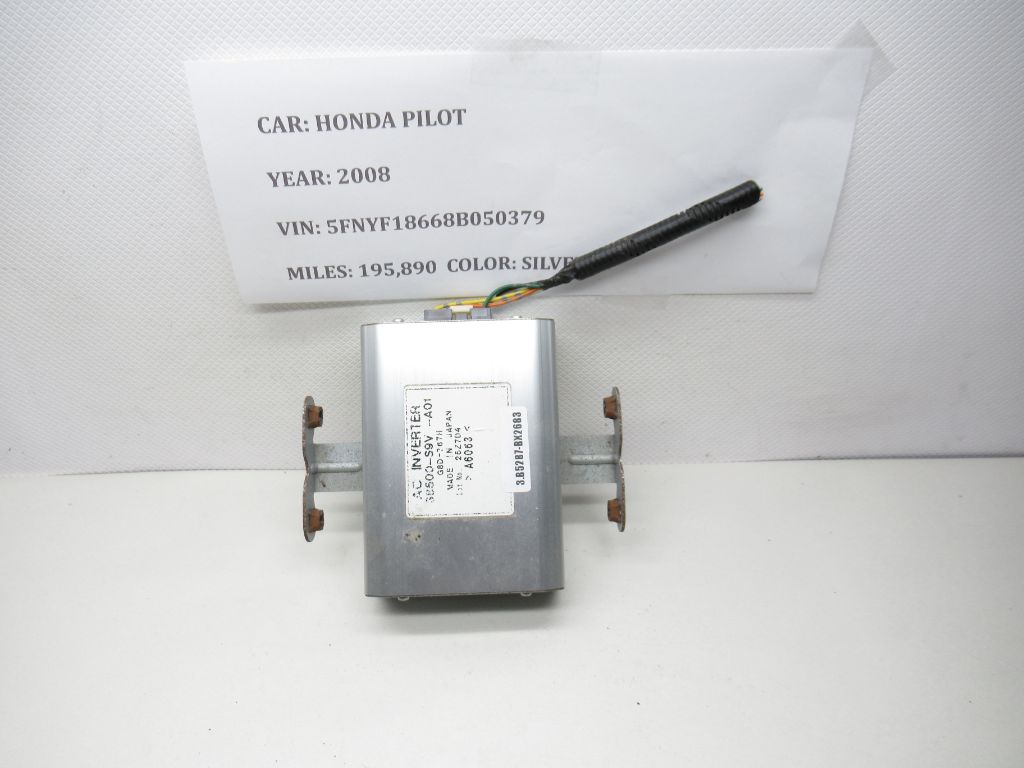 2006 - 2008 Honda Pilot AC Inverter Amplifier Switch Module 38500-S9V-A01 OEM