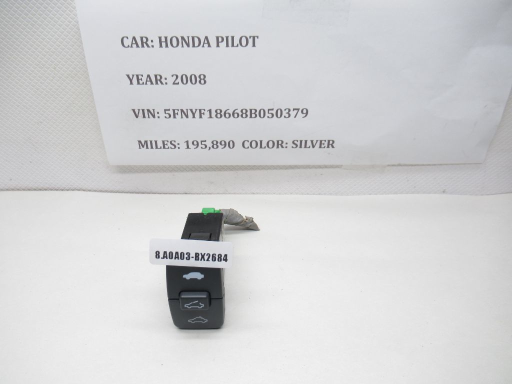 2006-2008 Honda Pilot Sunroof Switch Button 35830-S9V-A11ZC OEM