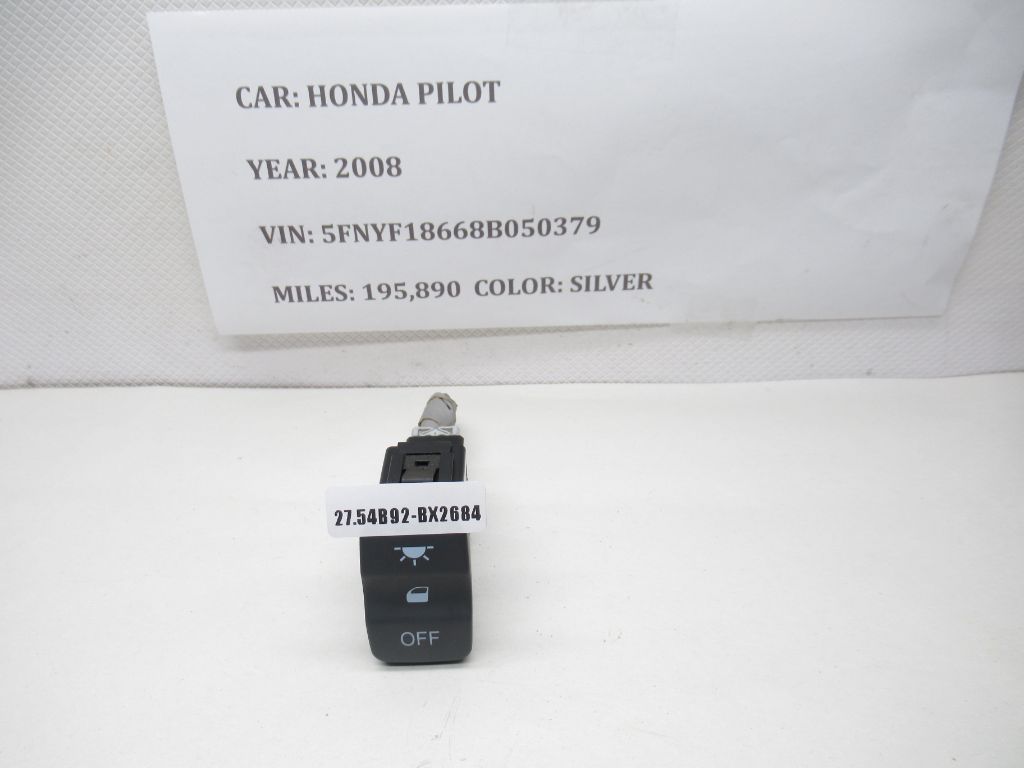 2006-2008 Honda Pilot Dome Ceiling Door Light Switch 1M17774 OEM