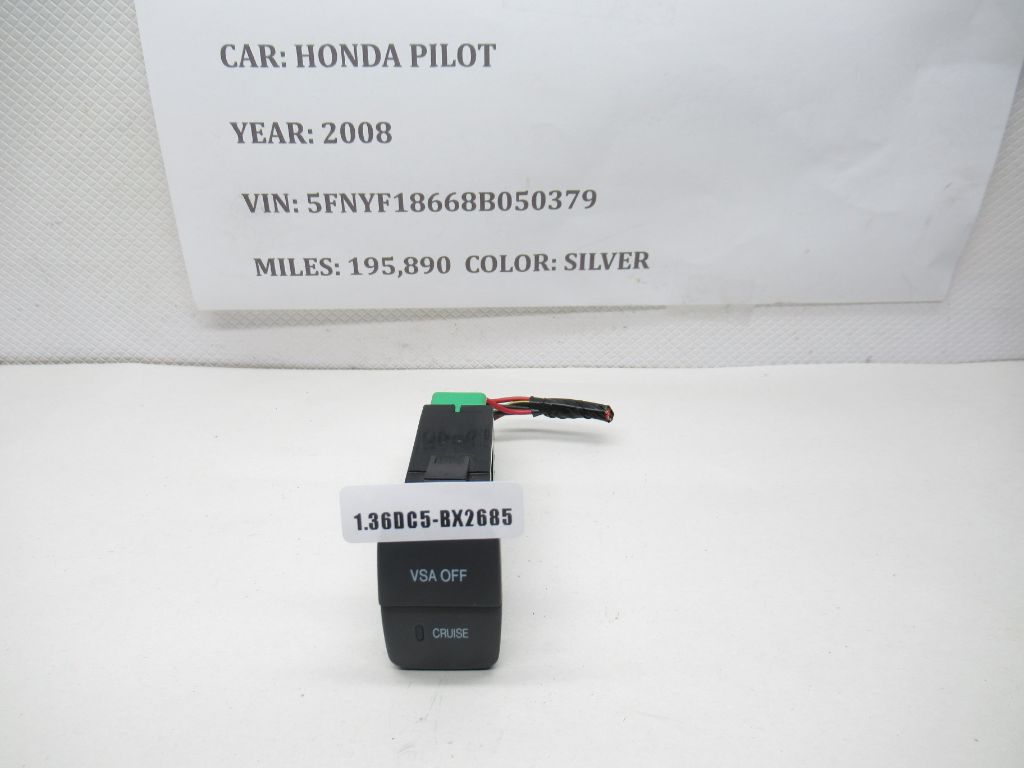 2006 - 2009 Honda Pilot Cruise Control Switch M26323 OEM