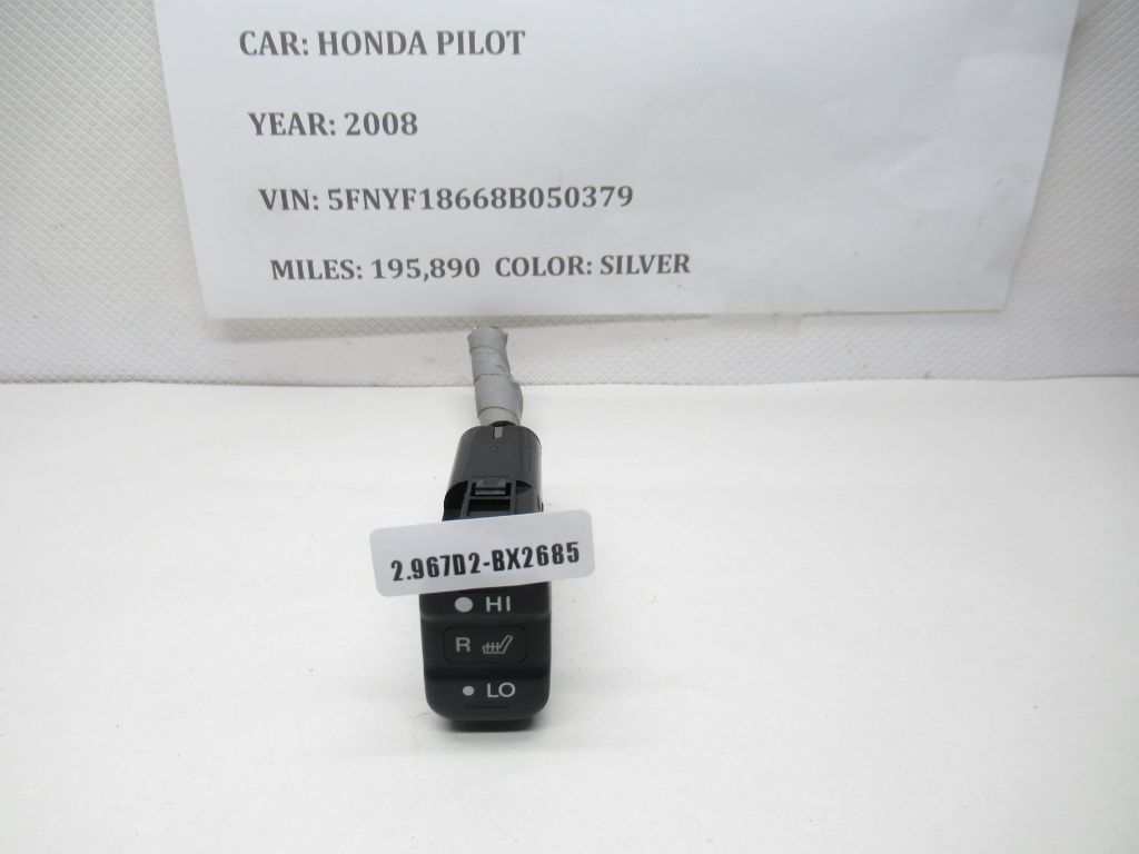 2003 - 2008 Honda Pilot Front Right Heated Heat Seat Switch M15993 OEM