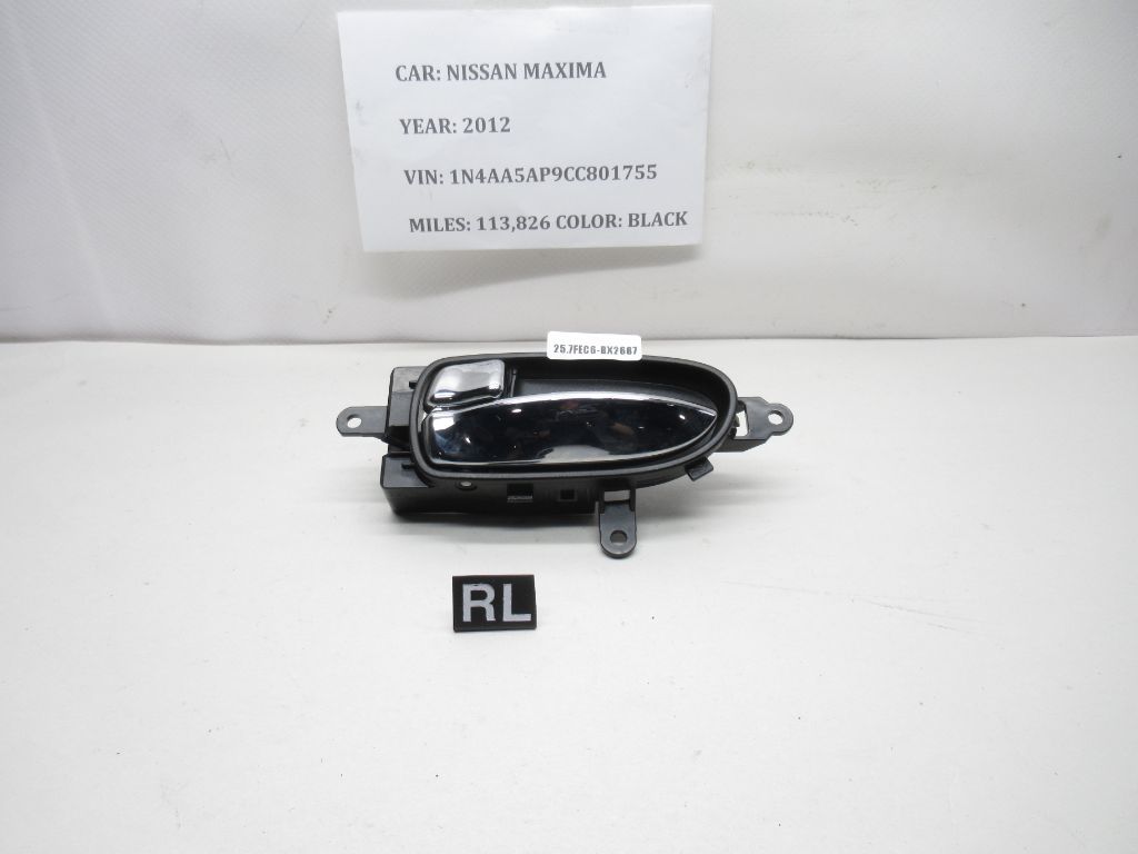 2009-2014 Nissan Maxima Left Rear Interior Door Handle 80671-JA00A OEM