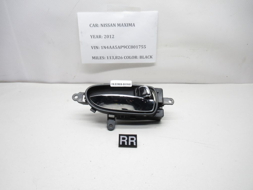 2009-2013 Nissan Maxima Right Rear Interior Door Handle 80671-JA00A OEM