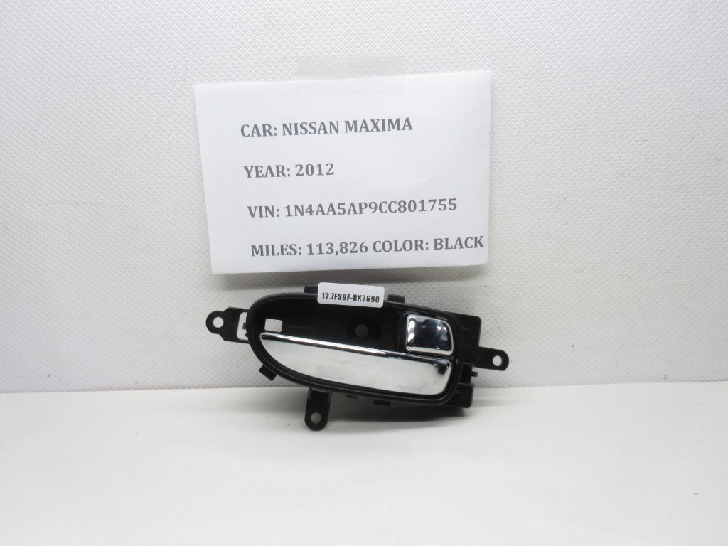 11-14 Nissan Maxima Rear Right Side Interior Inner Door Handle 80670-4RA0B OEM