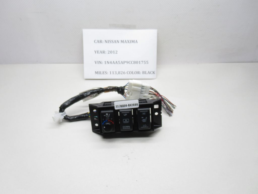 2009-2014 Nissan Maxima Center Heated Seat Switch 96913-9N10A OEM