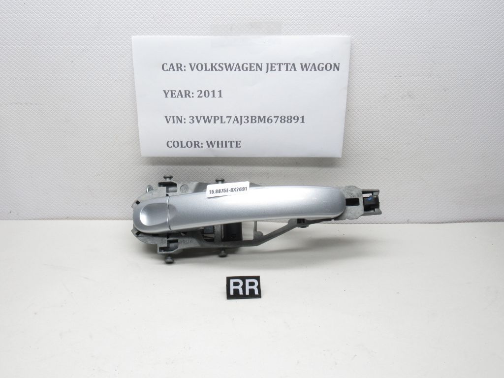 2011-2018 Volkswagen Jetta Wagon Right Rear Exterior Door Handle 1K0837886 OEM