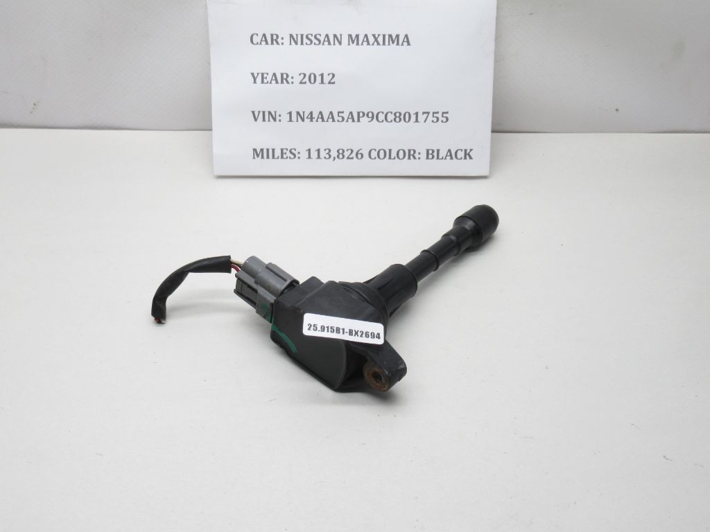 2009 - 2014 Nissan Maxima Ignition Coil 22448JA10C OEM