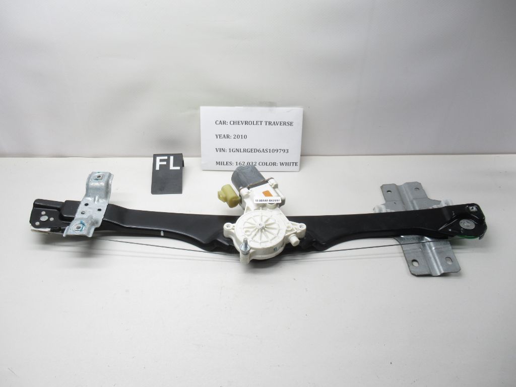 2009-2012 Chevrolet Traverse Front Left Window Regulator w/ Motor 25923944 OEM