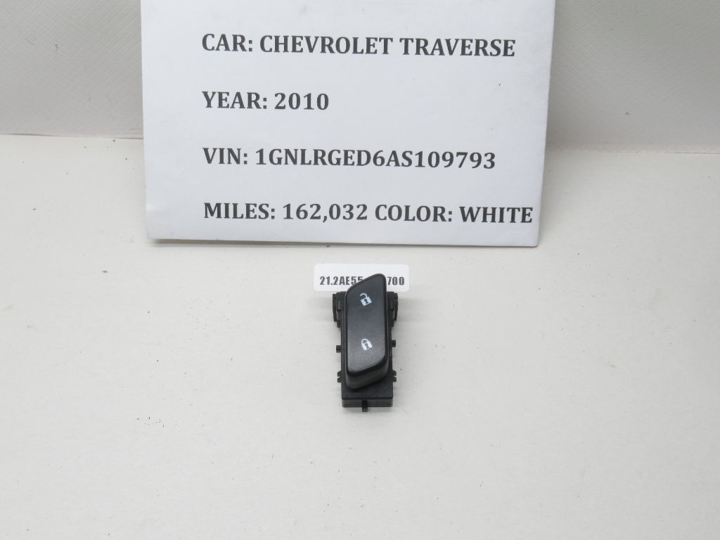 2009-2017 Chevrolet  Traverse Front Left Driver Door Lock Switch 25867270 OEM