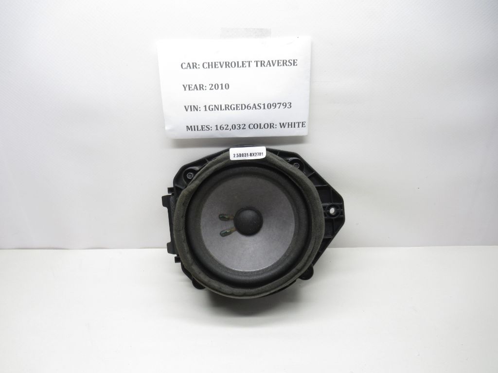 2009 - 2012 Chevrolet Traverse Front Door Speaker 25994307 OEM