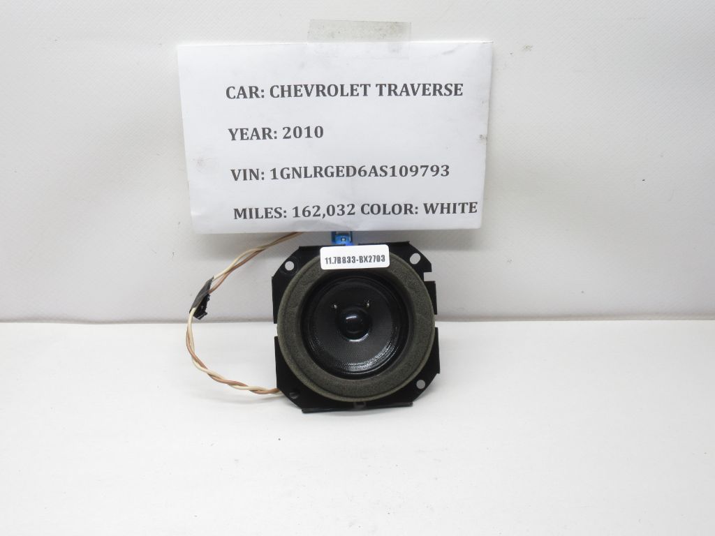 2010-2017 Chevrolet Traverse Rear Quarter Panel Radio Speaker Audio 25982647 OEM