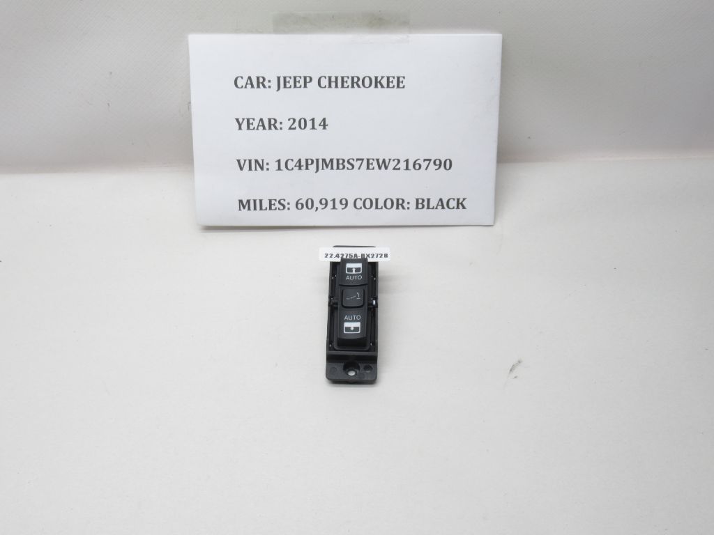 2014-2023 Jeep Cherokee Switch Sunroof 1YU71DX9AB OEM