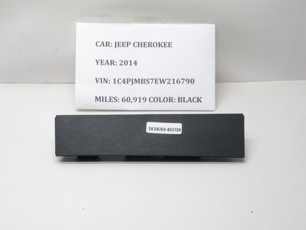 2014 - 2017 JEEP CHEROKEE Center Console Filler Trim Cover Panel 5LA19TRMAA OEM