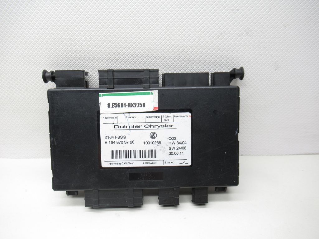 07-12 Mercedes GL450 Third Row Seat Folding Control Module A1648703726 OEM