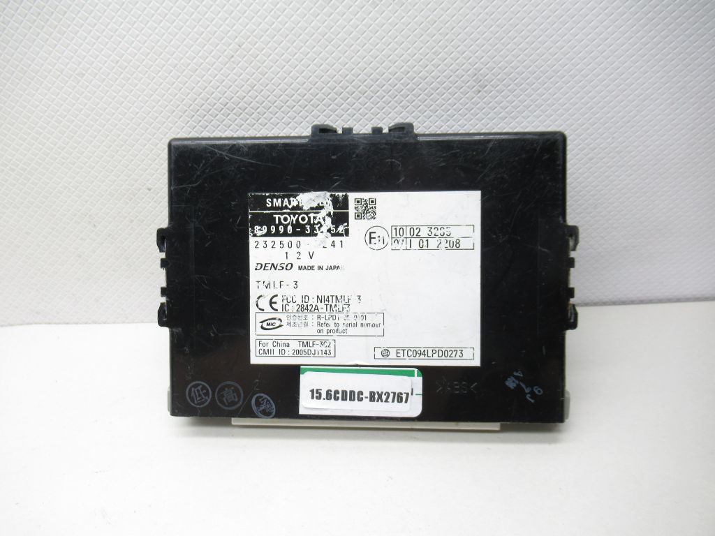 2007-2009  Lexus ES350 Smart Key Control Module Computer Unit 89990-33052 OEM