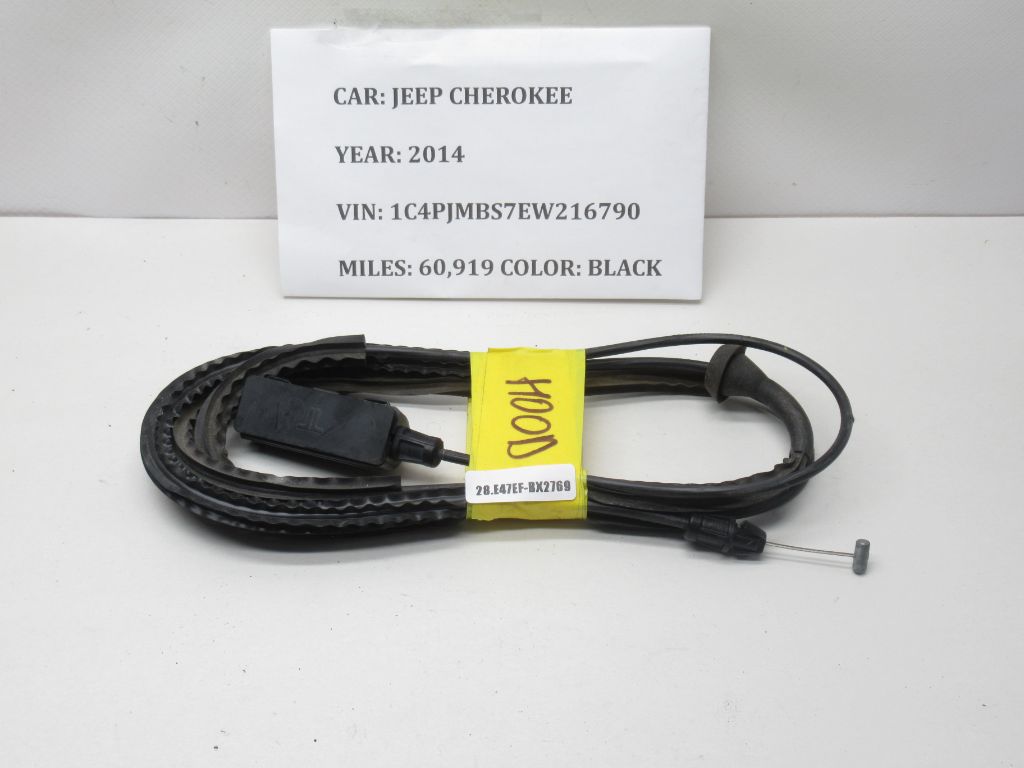 2014-2018 Jeep Cherokee Hood Release Cable 68103166AA OEM