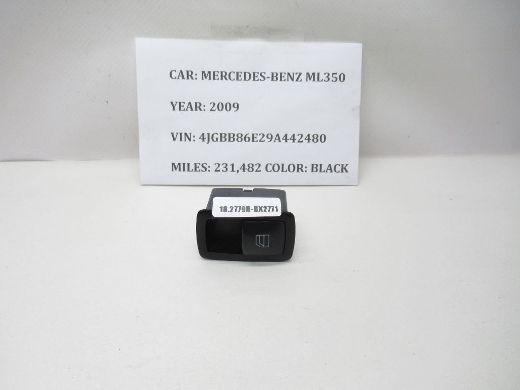 2009 - 2011 Mercedes ML350 Power Window Switch A2518200510 OEM