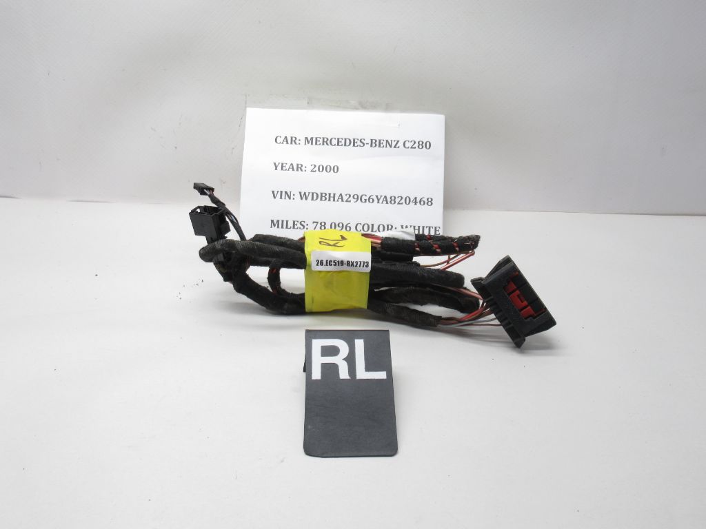 98-00 Mercedes C280 Left Rear Door Wiring Harness A2025409935 OEM