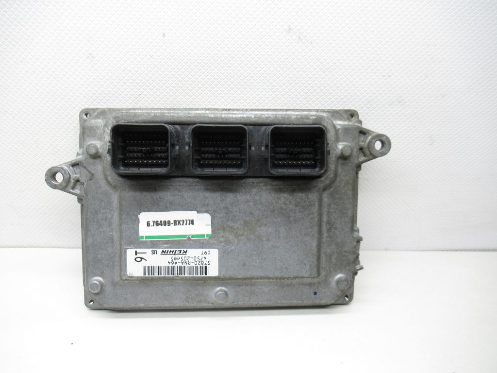 2006-2008 Honda Civic Engine Control Unit ECU Module 37820-RNA-A64 (Broken) OEM