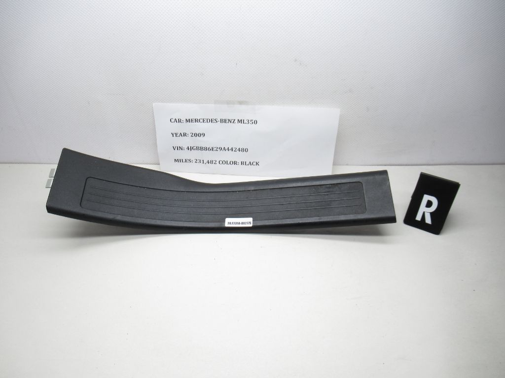 2006-2011 Mercedes ML350 Rear Right Door Sill Step Trim A1646801235 OEM