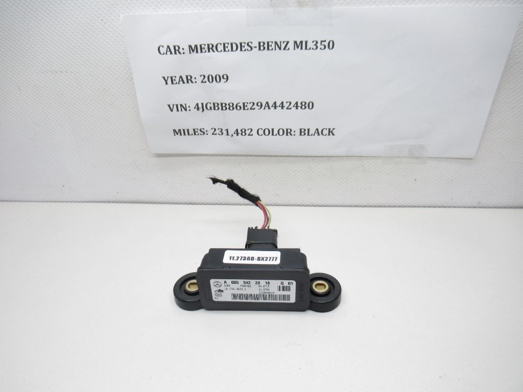 2006 - 2013 Mercedes ML350 Yaw Turn Rate Sensor A0055422018 OEM