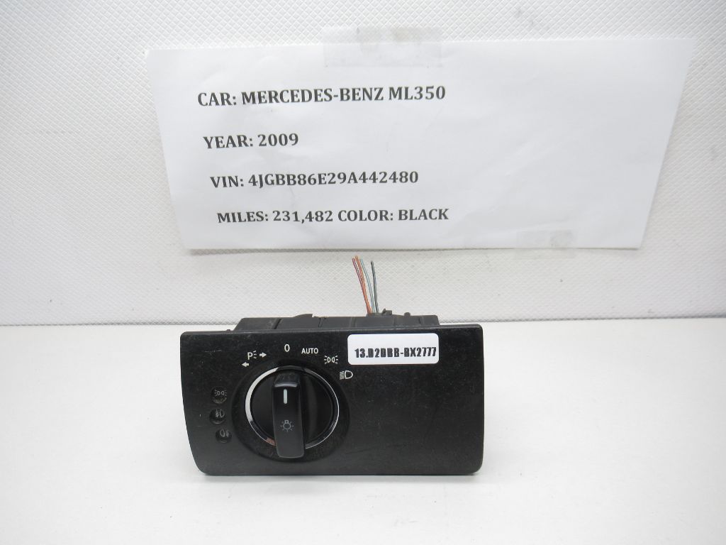 2006 - 2011 Mercedes ML350 Headlight Fog light Adjuster Switch A1645453004 OEM