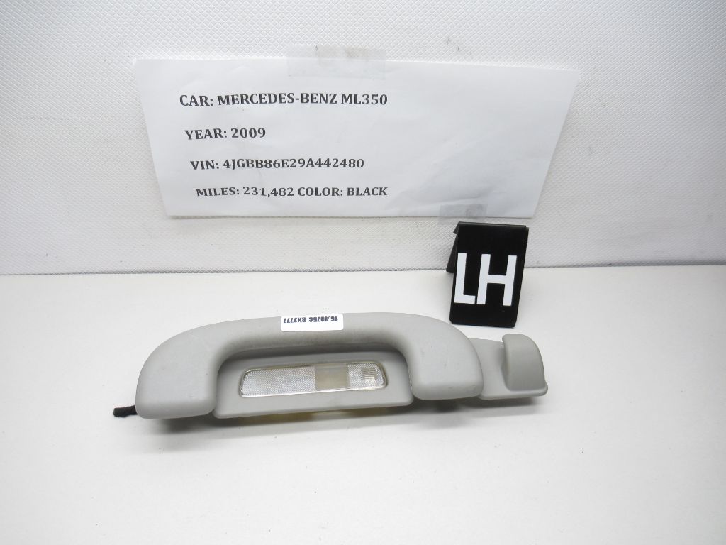 2006 - 2012 Mercedes-Benz ML350 Rear Left Roof Grab Handle A1648100554 OEM