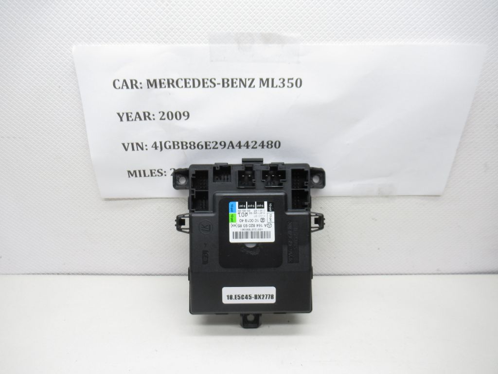 06-11 Mercedes-Benz ML350 Front Left Door Control Module A1648209385 OEM