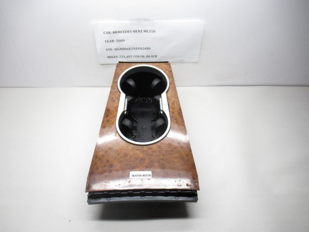 06-11 Mercedes-Benz ML350 Center Console Cup Holder Compartment A1646801714 OEM