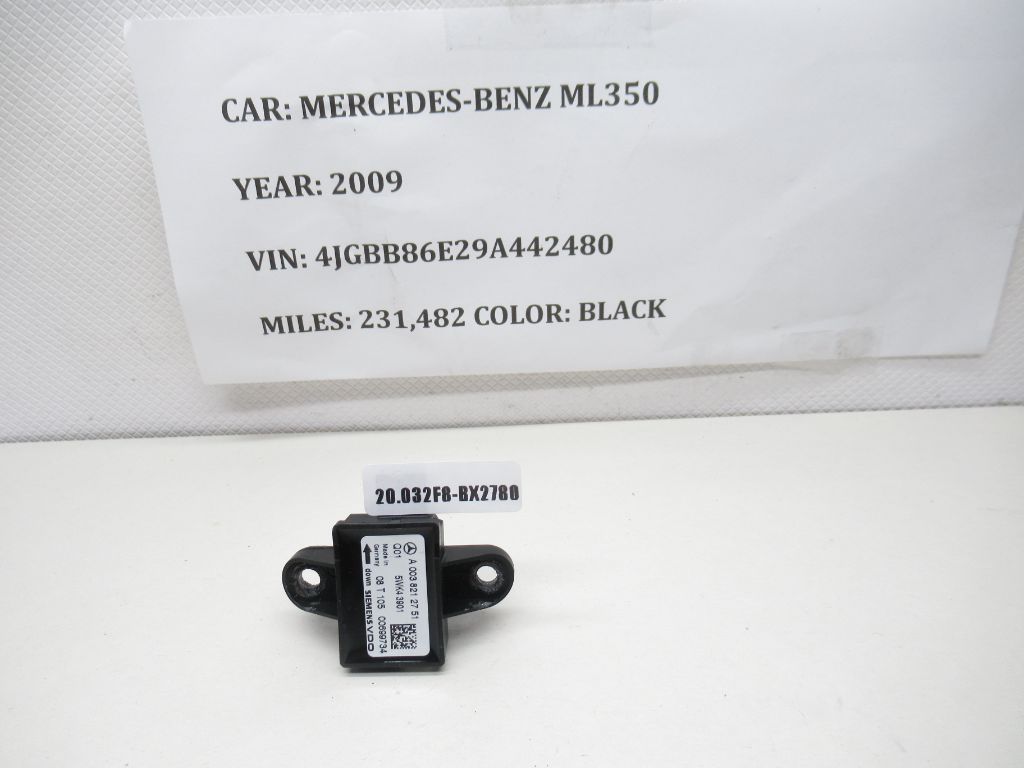 2006 - 2011 Mercedes-Benz ML350 Impact Sensor A0038212751 OEM