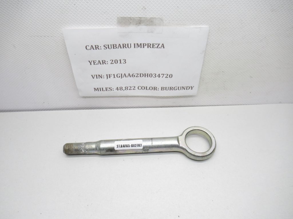 2012 - 2016 Subaru Impreza Front Tow Towing Hook Eye Tool Bolt 57805FG000 OEM