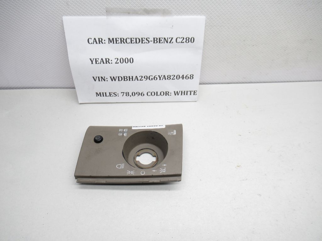 94-97 Mercedes C220 W202 Headlight Switch Cover Trim Panel 2026890580 OEM