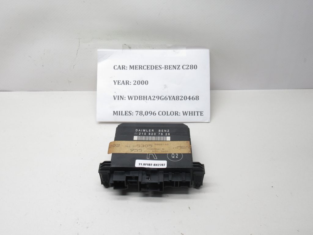 1994-2000 Mercedes-Benz C280 Right Front Door Control Module 210 820 76 26 OEM