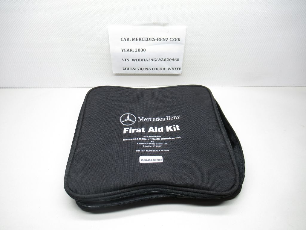 2000-2002 Mercedes-Benz C280 First Aid Kit Case Q4860026 OEM