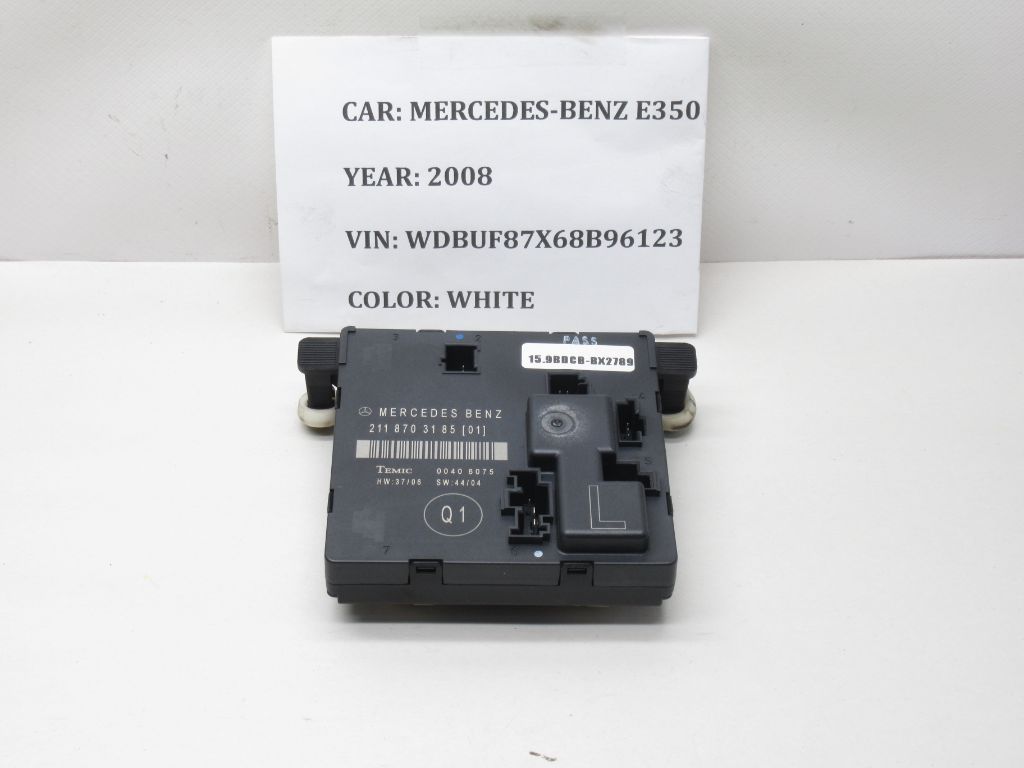 03-09 Mercedes E350 E63 AMG E550 Rear Left Door Control Module 2118703185 OEM