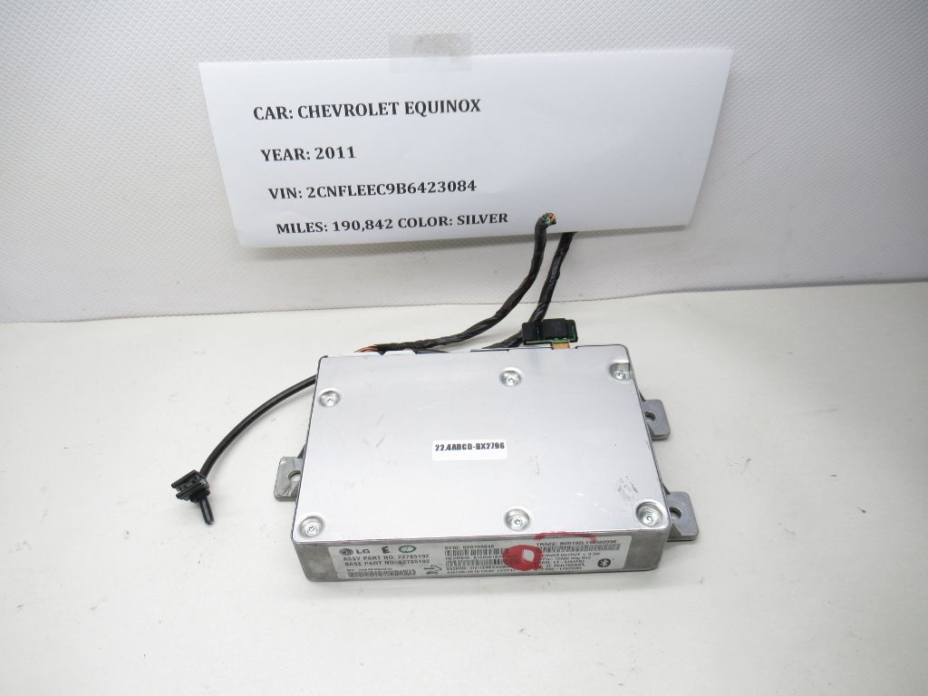 2010-2013 Chevrolet Equinox Communication Control Module 22785192 OEM