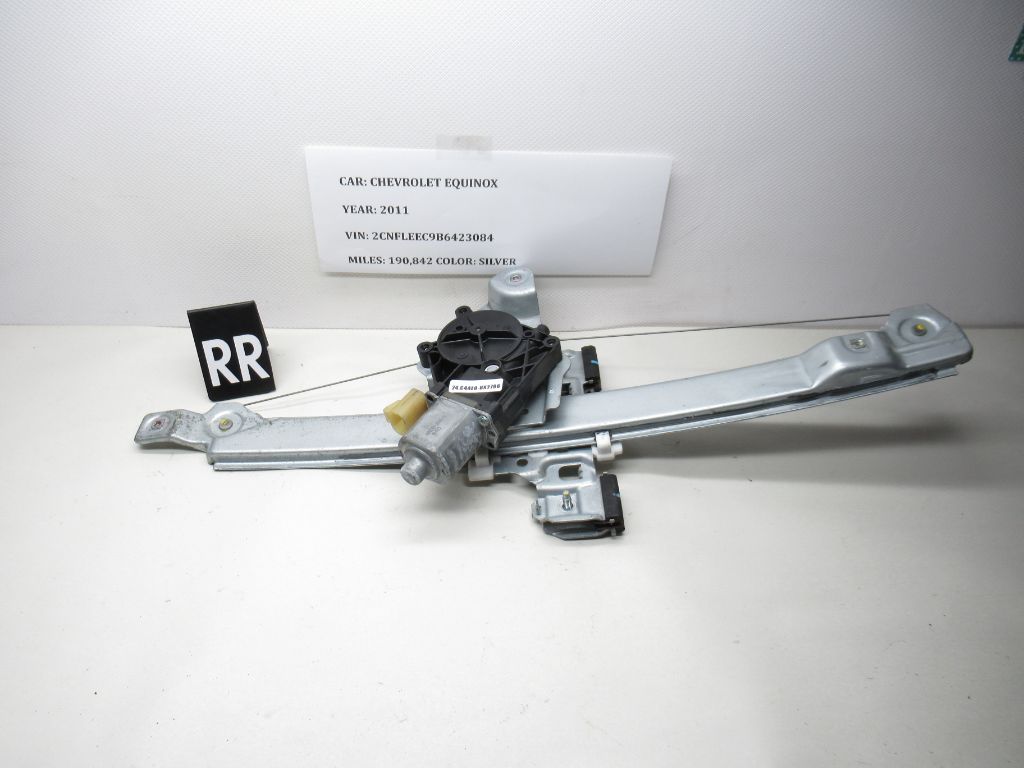 2007-2013 Chevrolet Equinox Rear Right Window Regulator with Motor 20916130 OEM