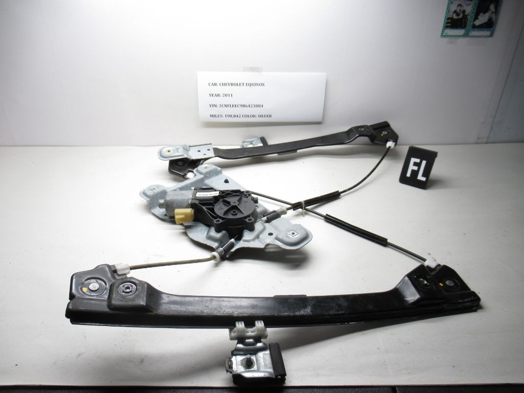 2010-2011 Chevrolet Equinox Front Left Door Window Regulator 22803199 OEM