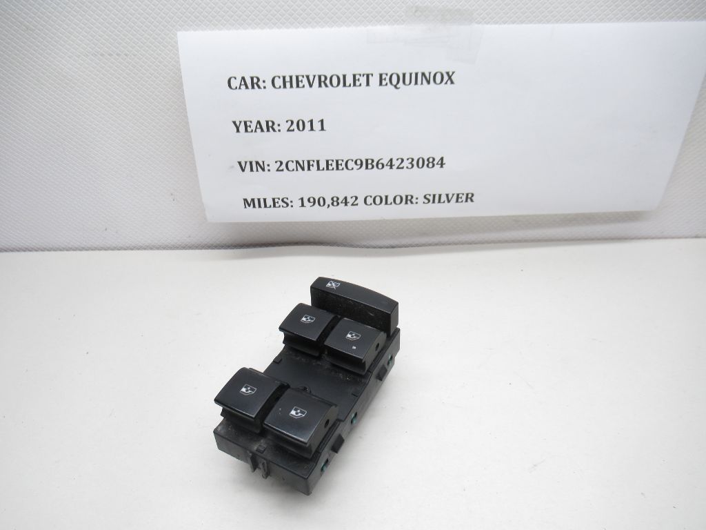 2010-2013 Chevrolet Equinox Front Left Master Power Window Switch 20917599 OEM