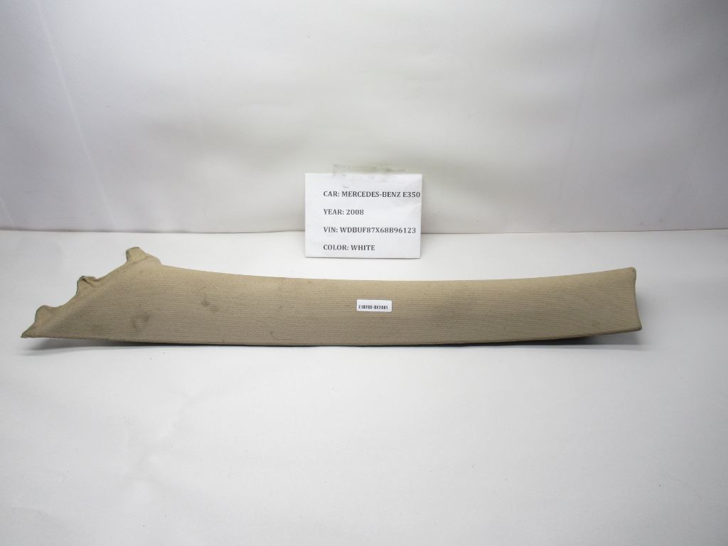 03-09 Mercedes E350 E550 Front Left  Interior Trim Panel APillar A2116900325 OEM